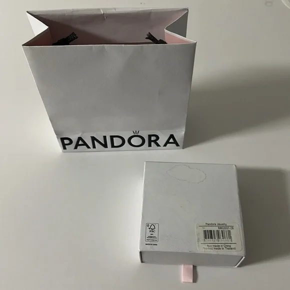 New Pandora silver charm bracelet with gift Bag & charm box - Picture 8 of 15